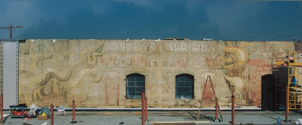América Tropical mural by David Alfaro Siqueiros, Los Angeles