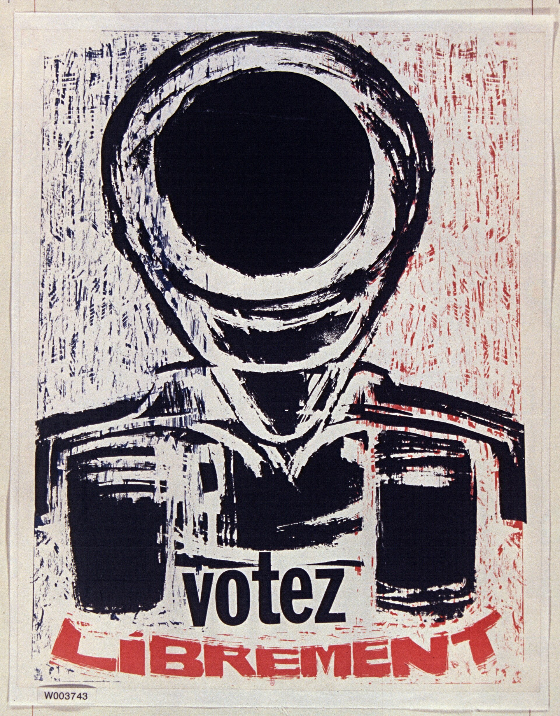 Votez librement, Atelier Populaire poster, May 1968