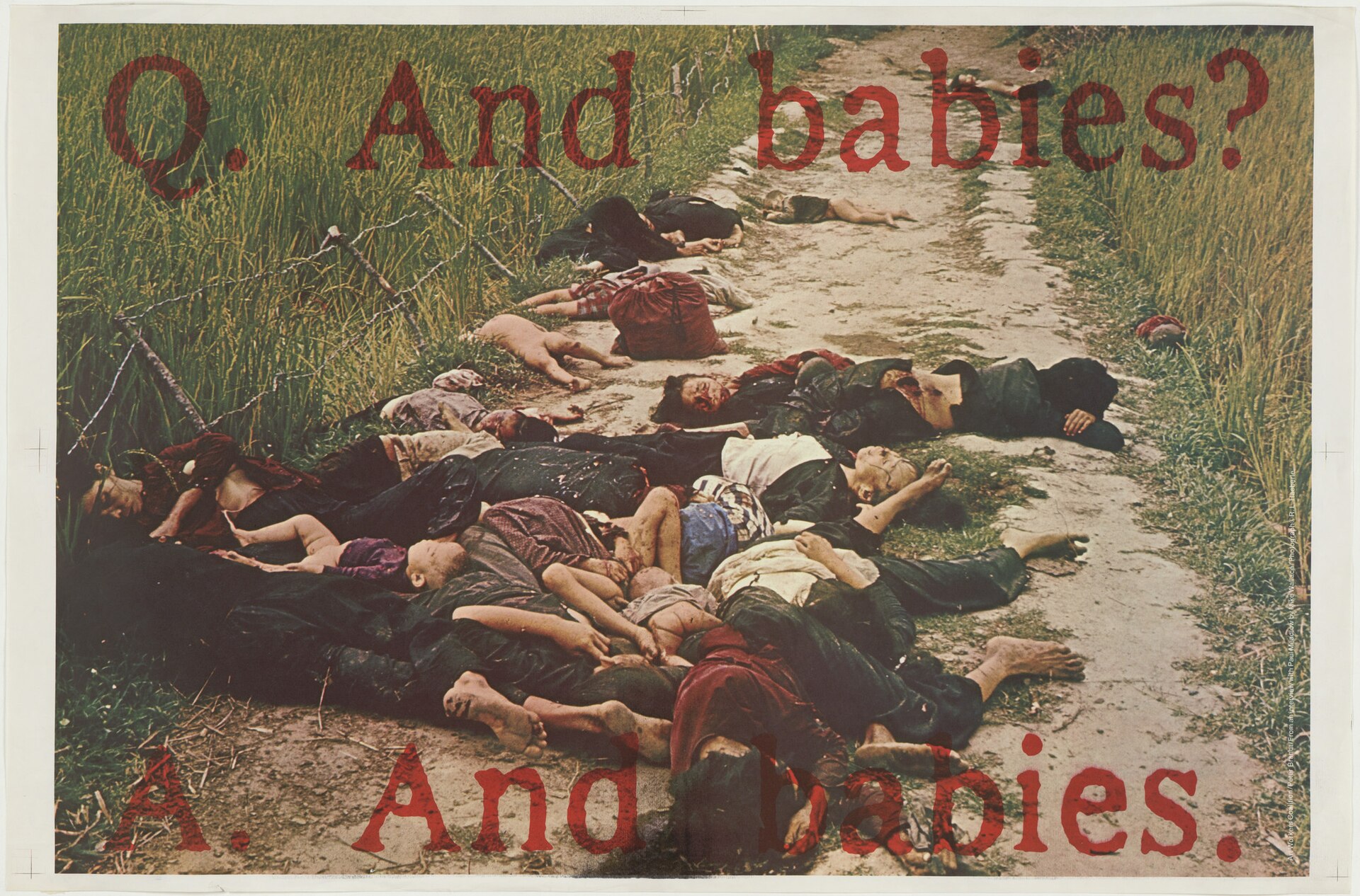 And babies? poster by the Art Workers' Coalition