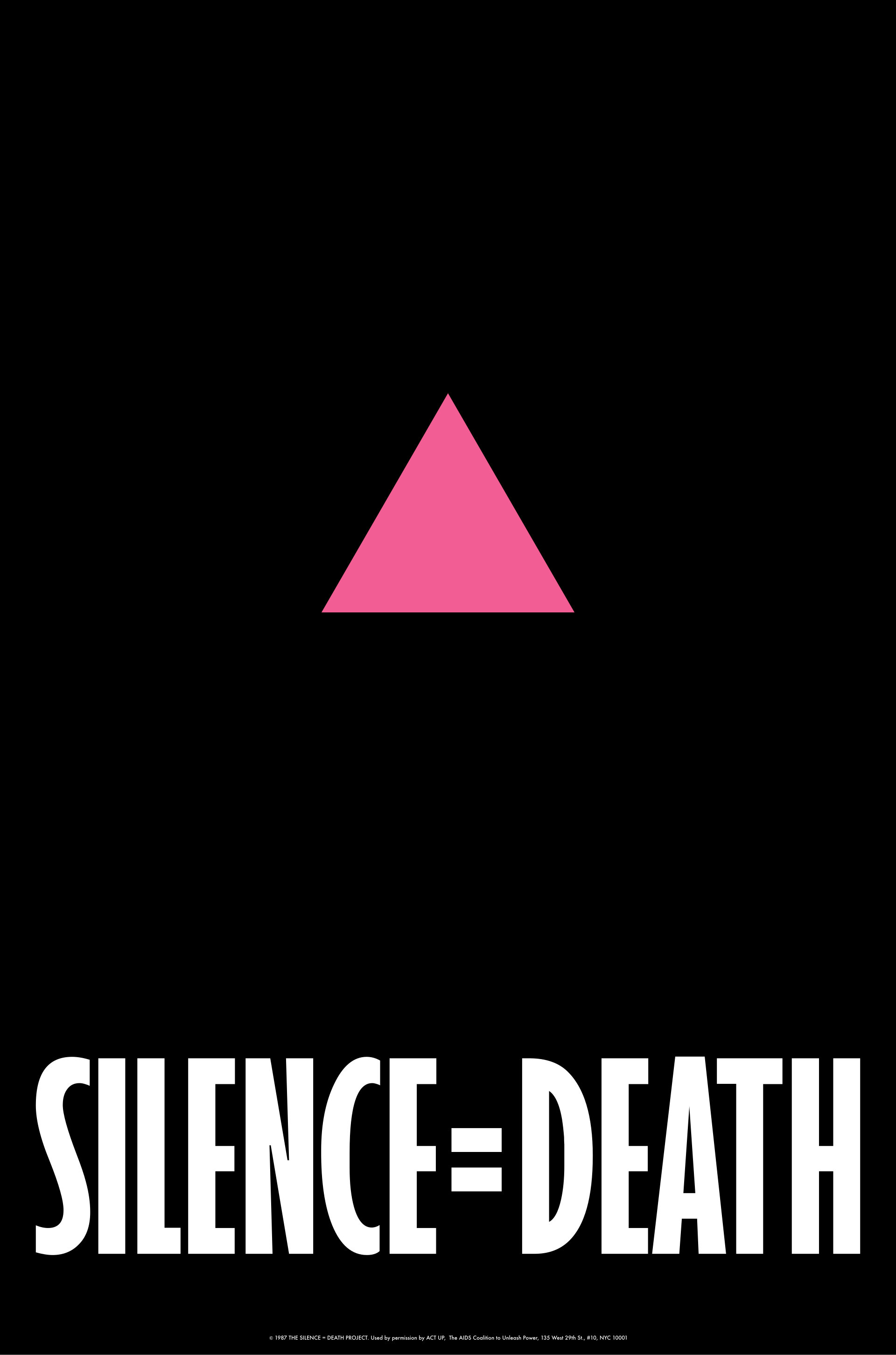 Silence = Death poster
